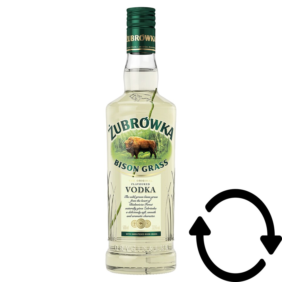 Żubrówka Bison Grass Flavoured Vodka 37,5% 0,5 l
