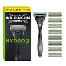 Wilkinson Sword Hydro 3 Skin Prot Razor Plus 8 Blades Set