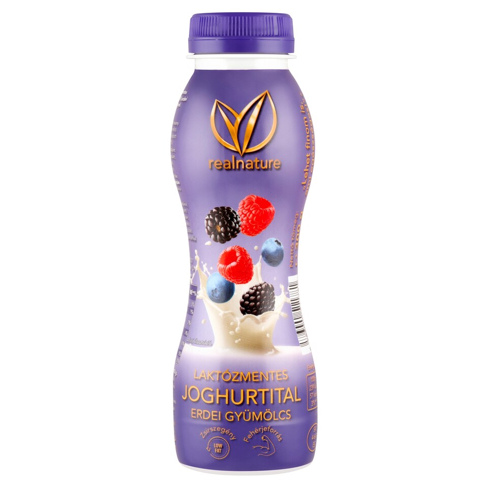 image 1 of Real Nature Lactose Free Berry Yogurt Drink 300 g