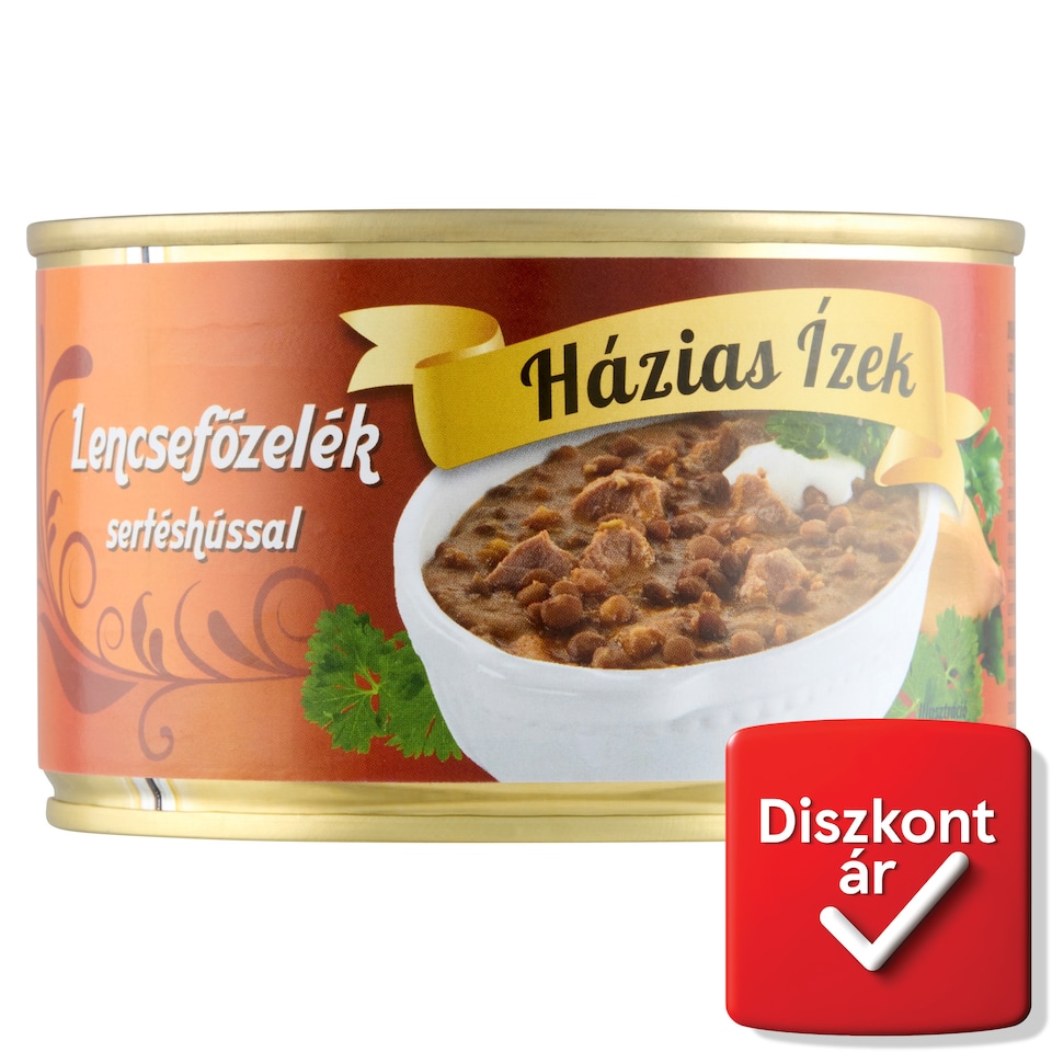Házias Ízek lencsefőzelék sertéshússal 400 g