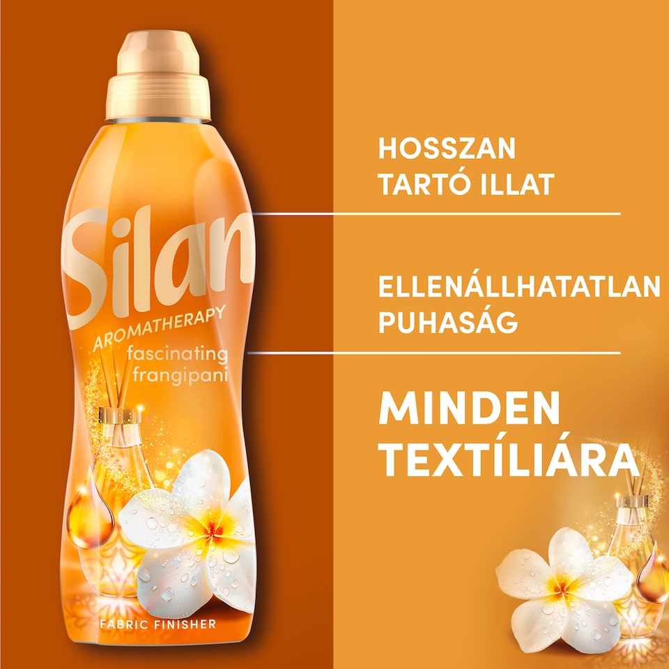 Silan Aromatherapy Fascinating Frangipani textilöblítő koncentrátum 62 mosás 1364 ml 1. kép