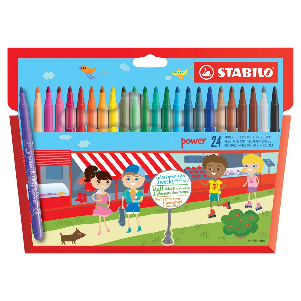 Stabilo Power filctoll készlet 24 db