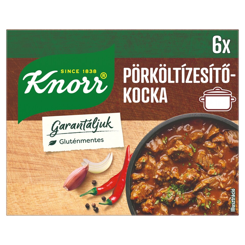 Knorr pörköltízesítő-kocka 6 x 10 g (60 g)