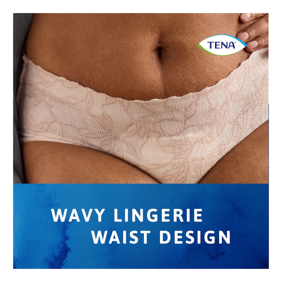 image 1 of TENA Silhouette Incontinence Pants Black Medium 12 Pack