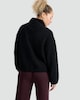 image 3 of F&F Active Fleece Half Zip Jacket in Black
