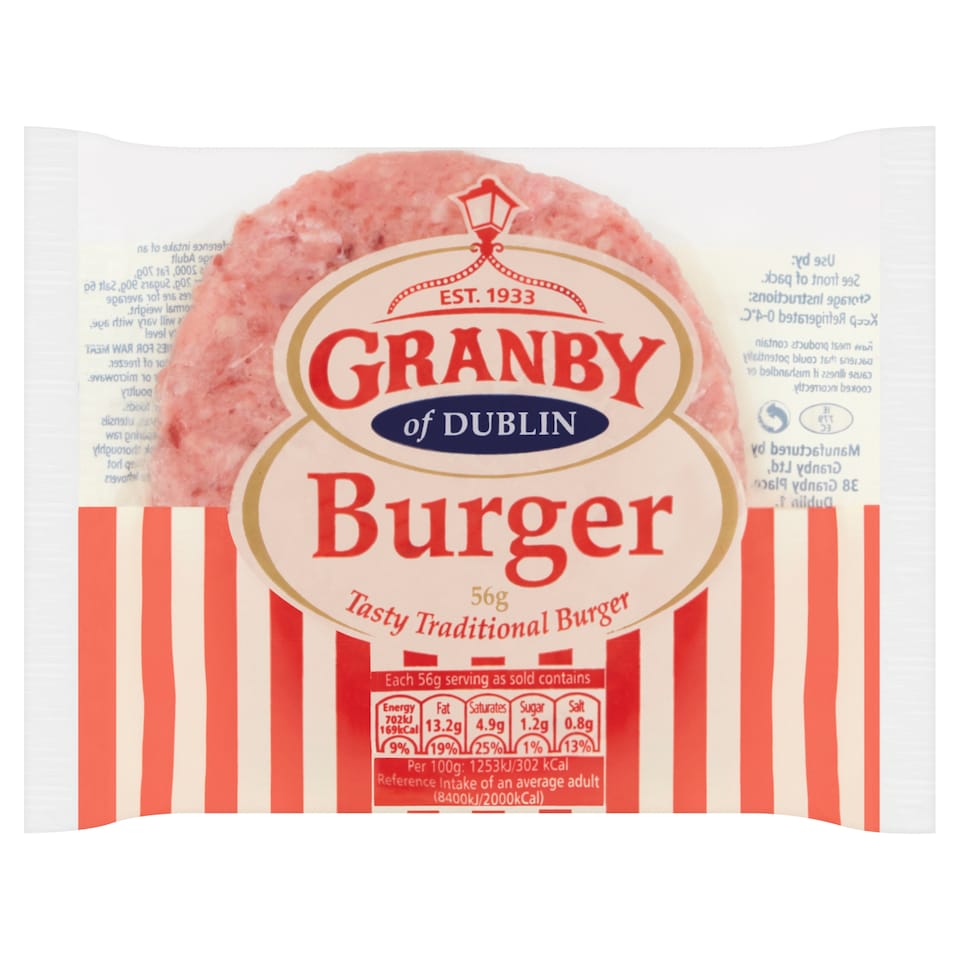 Granby Burgers 56G