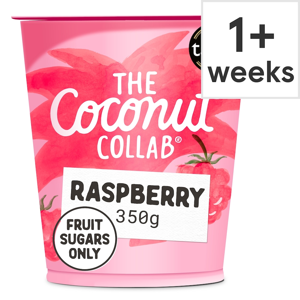 image 1 of The Coconut Collab Dairy Free Coconut Yogurt - Raspberry 350g