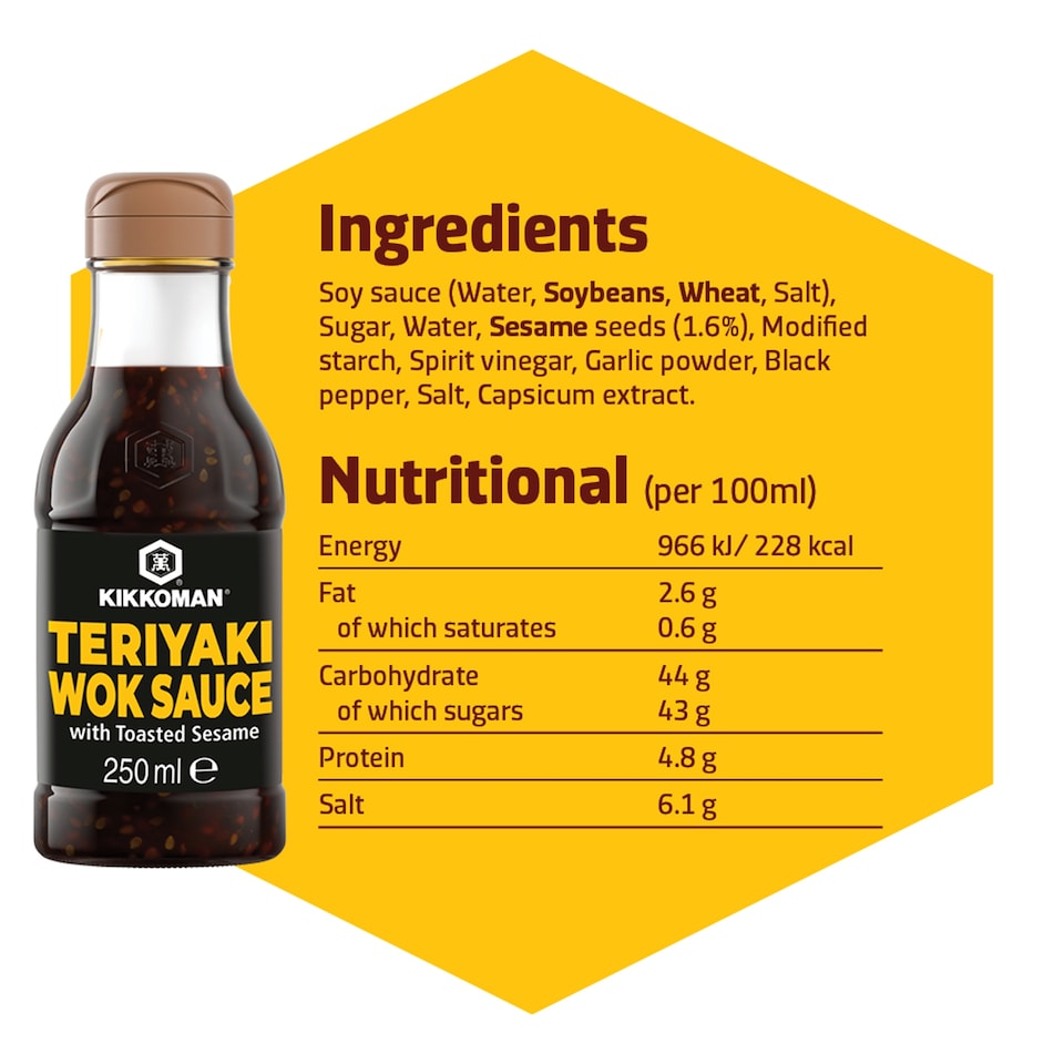 image 1 of Kikkoman Teriyaki Sauce Sesame 250Ml
