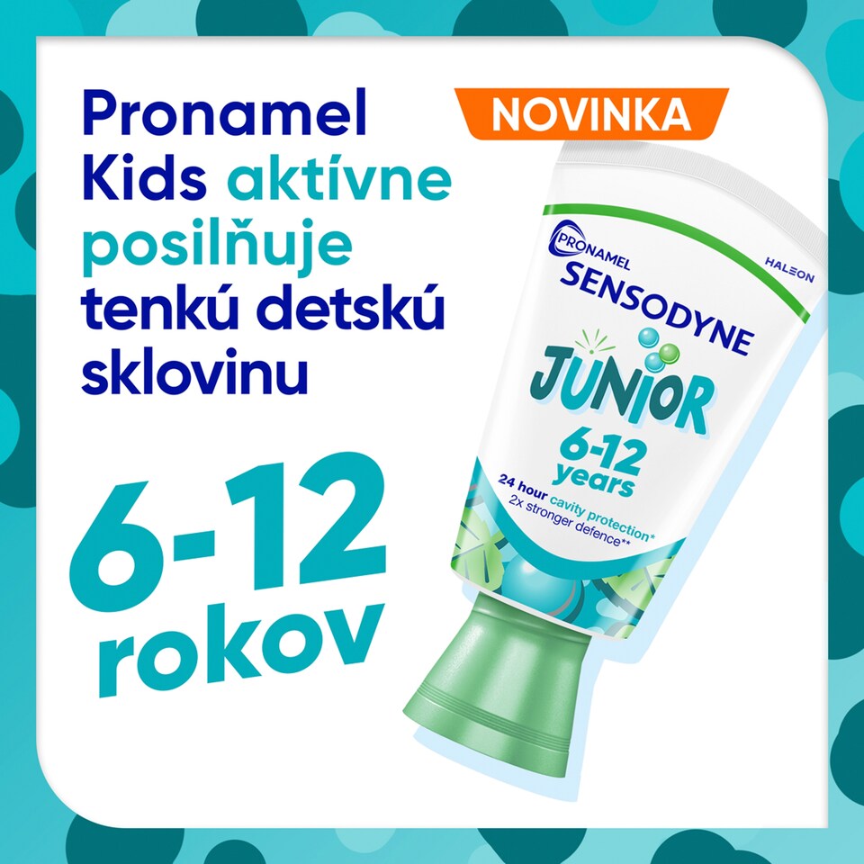 obrázok 1 z Sensodyne Pronamel Junior zubná pasta s fluoridom mätová príchuť 50 ml