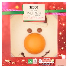 Tesco Smash Nose Snowman Cheesecake 550G