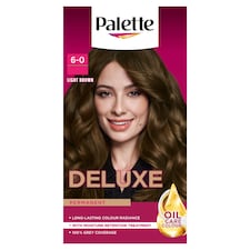 Palette Deluxe Permanent Hair Dye - 6-0 Light Brown