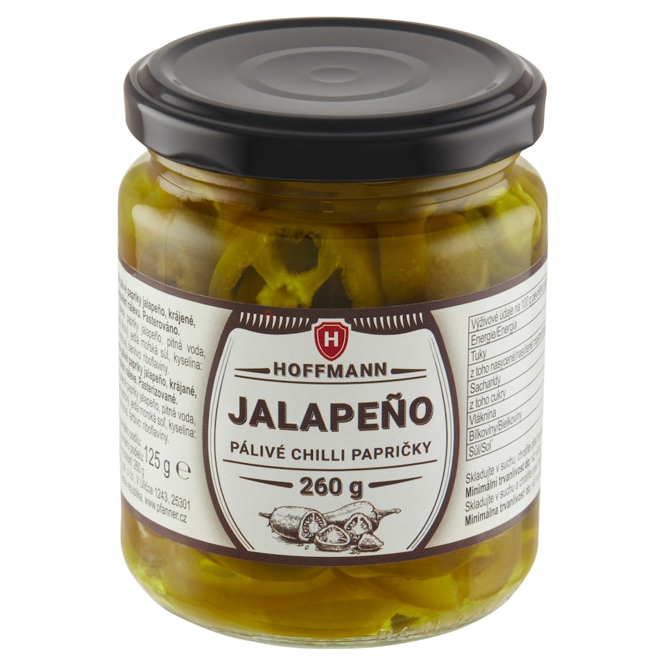 image 1 of Hoffmann Jalapeño Hot Chilli Peppers 260g