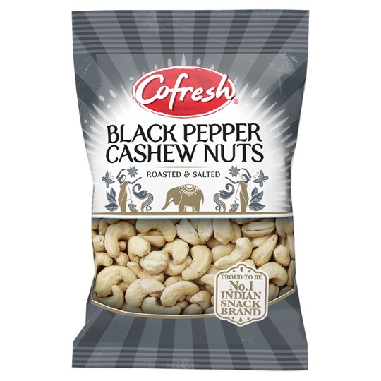 Cofresh Roasted Black Pepper Cashews 150G Tesco Groceries