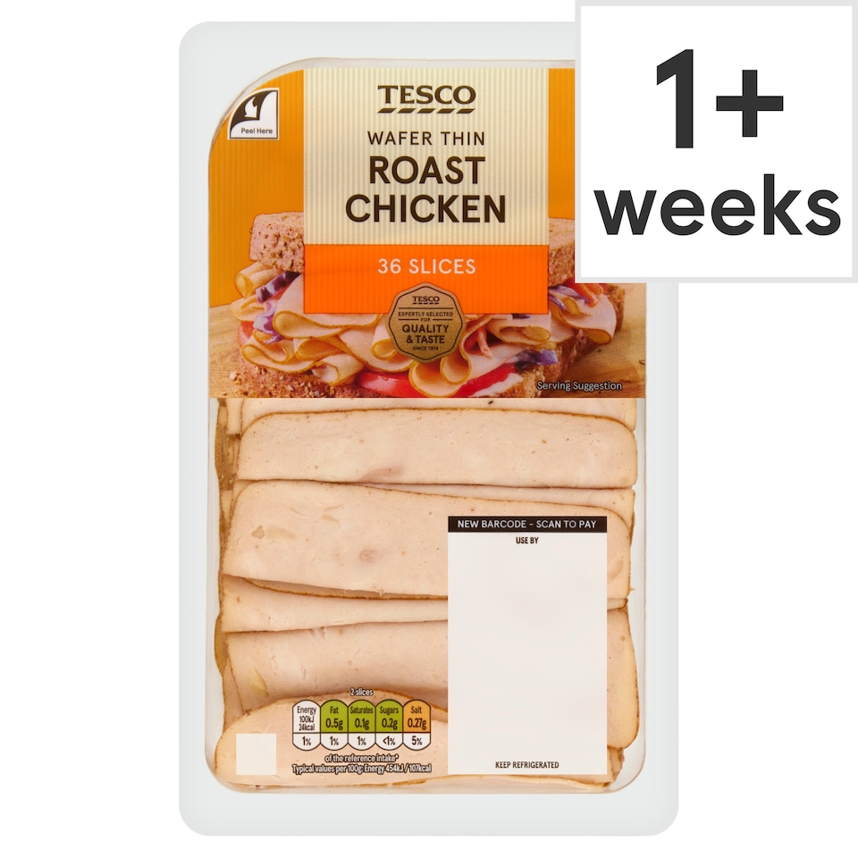 Tesco Wafer Thin Roast Chicken Slices 400g