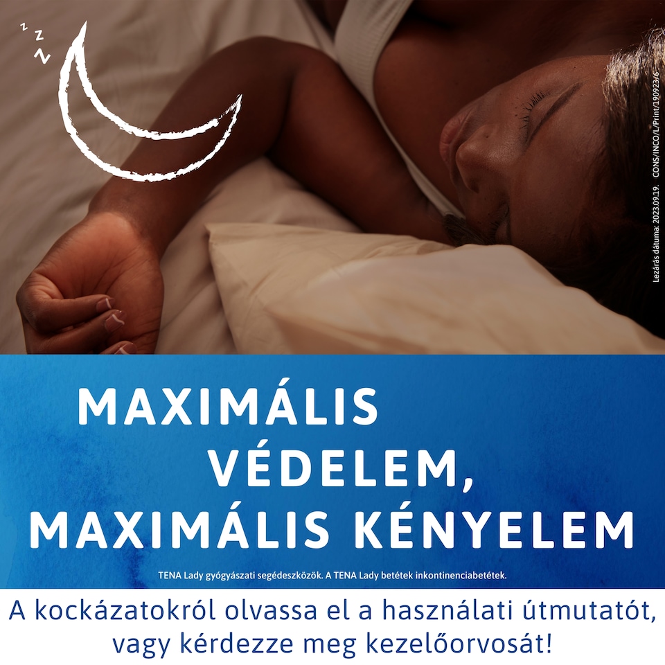 Tena Lady Maxi Night éjszakai inkontinencia betét 12 db  1. kép