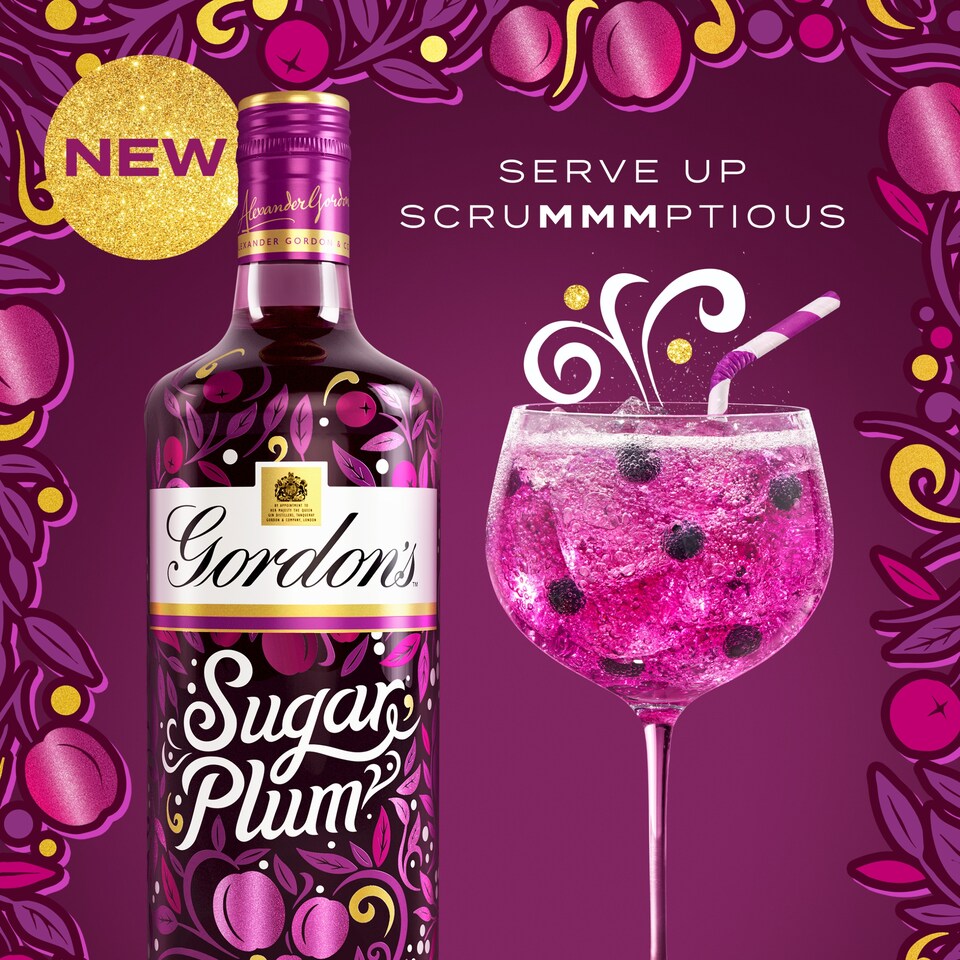 image 1 of Gordon's Limited Edition Sugar Plum Gin Liqueur 70cl