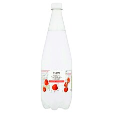 Tesco A Hint Of Vanilla & Cherry Sparkling Water 1L