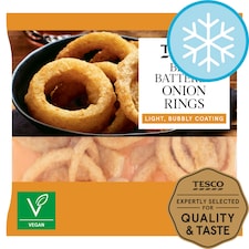Tesco Beer Battered Onion Rings 300G