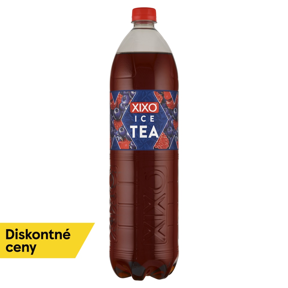 obrázok 1 z Xixo Ice Tea nesýtený nápoj s príchuťou maliny a čučoriedky s extraktom z čierneho čaju 1,5 l