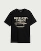 image 4 of F&F Cotton Rich Delta City Slogan T-Shirt in Black
