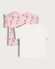 image 2 of Bluey 2-Pack Print T-Shirts  in Cream