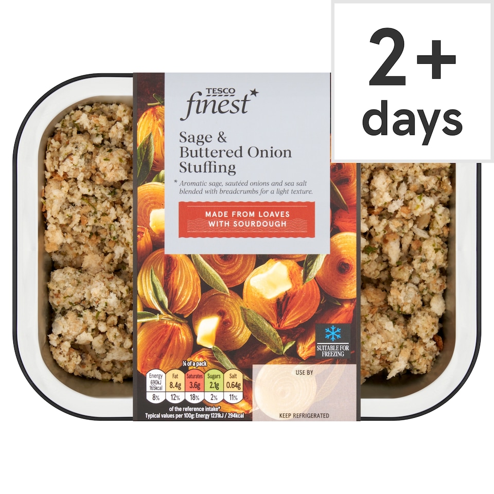 Tesco Finest Sage & Buttered Onion Stuffing 225g