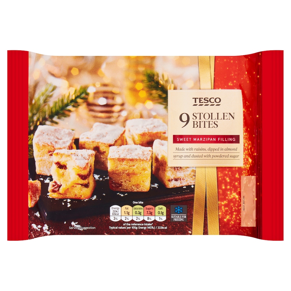 Tesco 9 Stollen Bites