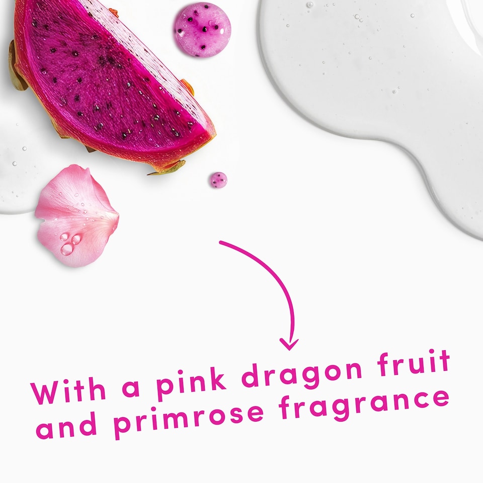 image 1 of Dove Body + Mind Pink Dragonfruit & Primrose Serum Infused Bath Soak 400ml