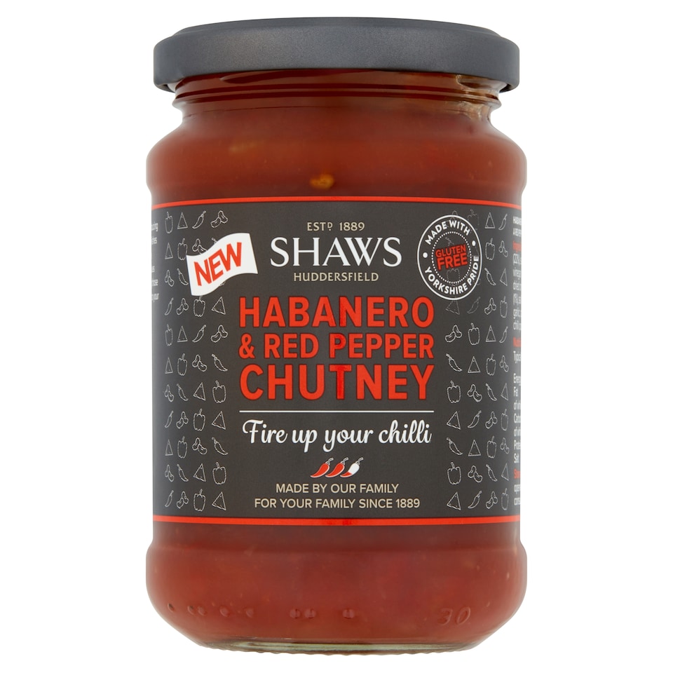 Shaws Habanero & Red Pepper Chutney 300G