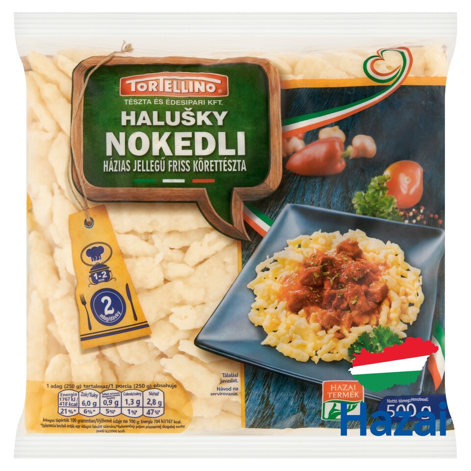 Tortellino nokedli házias jellegű friss körettészta 500 g