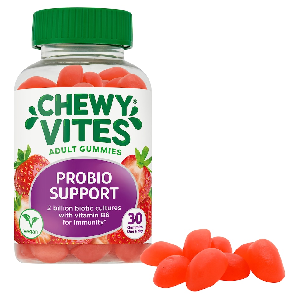 image 1 of Chewy Vites Probiotics Support Fruity Gummies for Adults 30s
