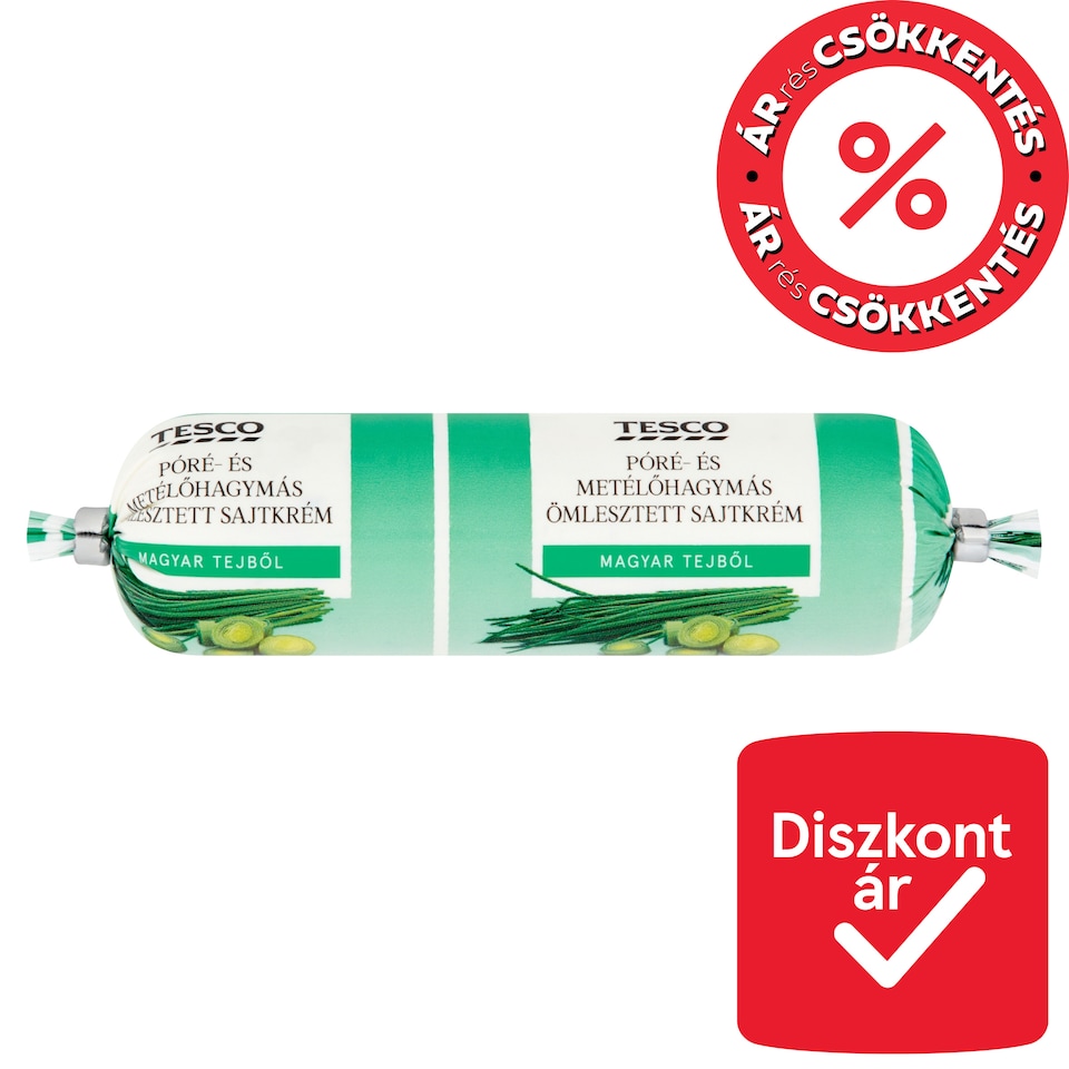 Tesco Processed Cheese Spread with Leek and Chives 100 g