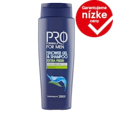 Tesco Pro Formula For Men sprchový gél a šampón Extra Fresh 400 ml