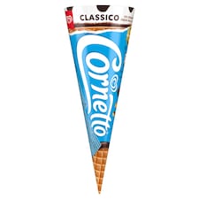 Cornetto Classico vanília ízű tejjégkrém kakaós bevonatú ostyatölcsérben 125 ml