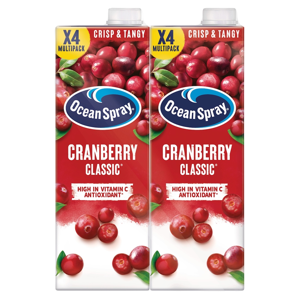image 1 of Ocean Spray Cranberry Classic Juice Drink 4 X 1 Litre