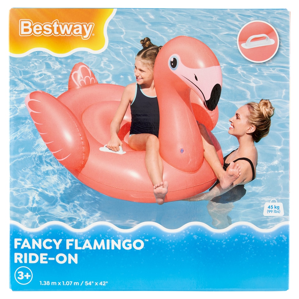 Bestway Fancy Flamingo lovagló matrac 1,35 cm x 1,07 cm