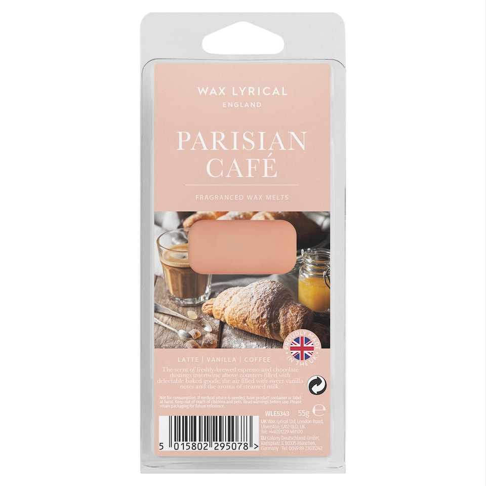 Wax lyrical England Parisian Café Wax Melt 55G