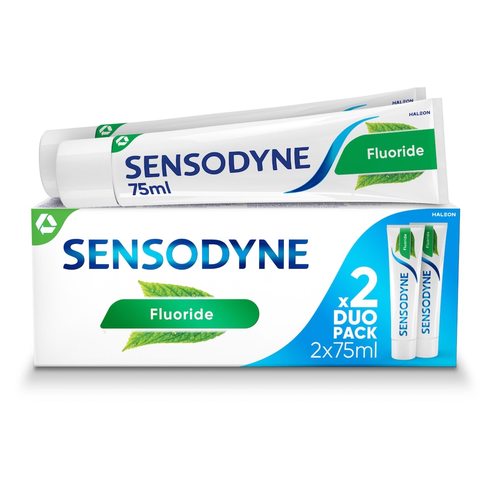 Sensodyne Fluoride fluoridos fogkrém 2 x 75 ml 1. kép