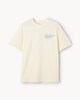 image 4 of F&F Pure Cotton St Lucia Slogan T-Shirt in Ecru