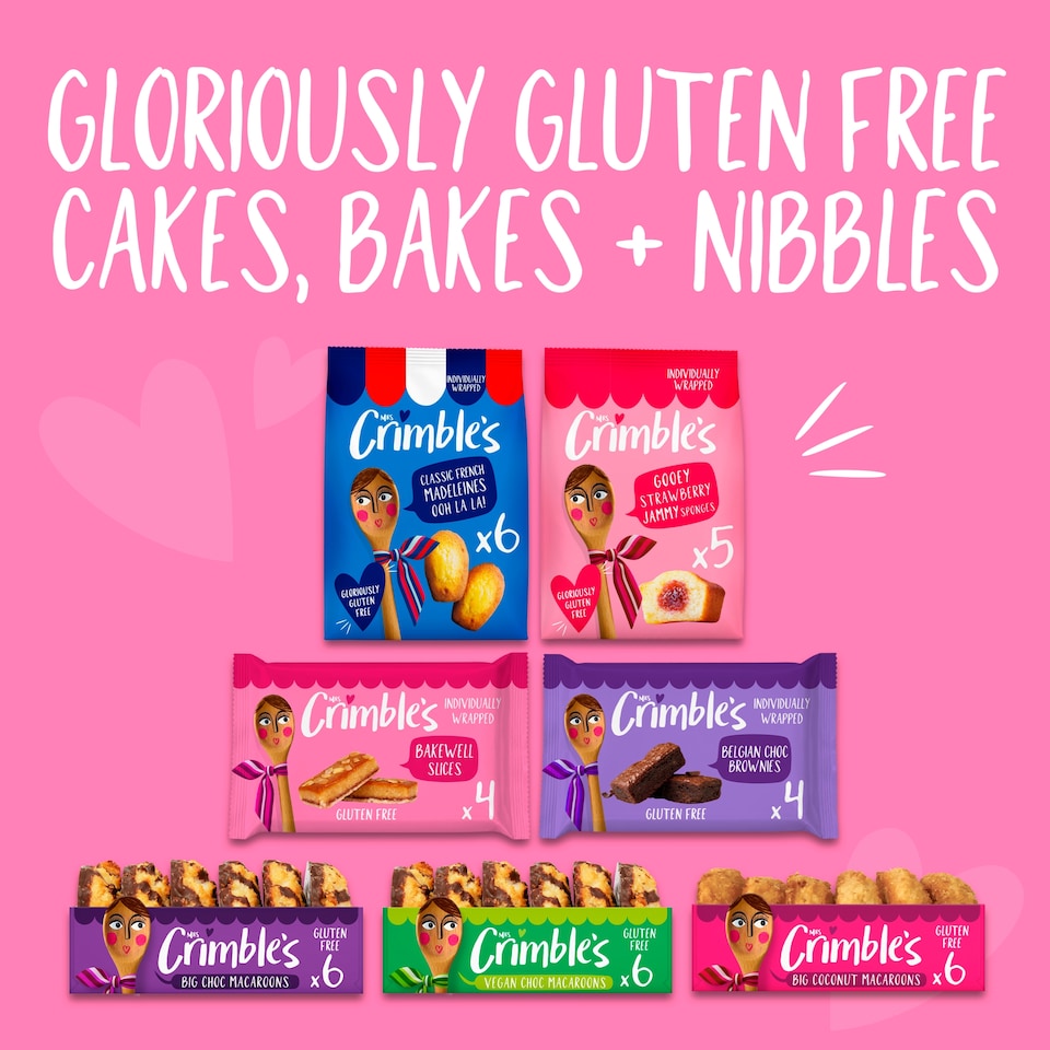 image 1 of Mrs Crimble's Bakewell Slices 4 Pack