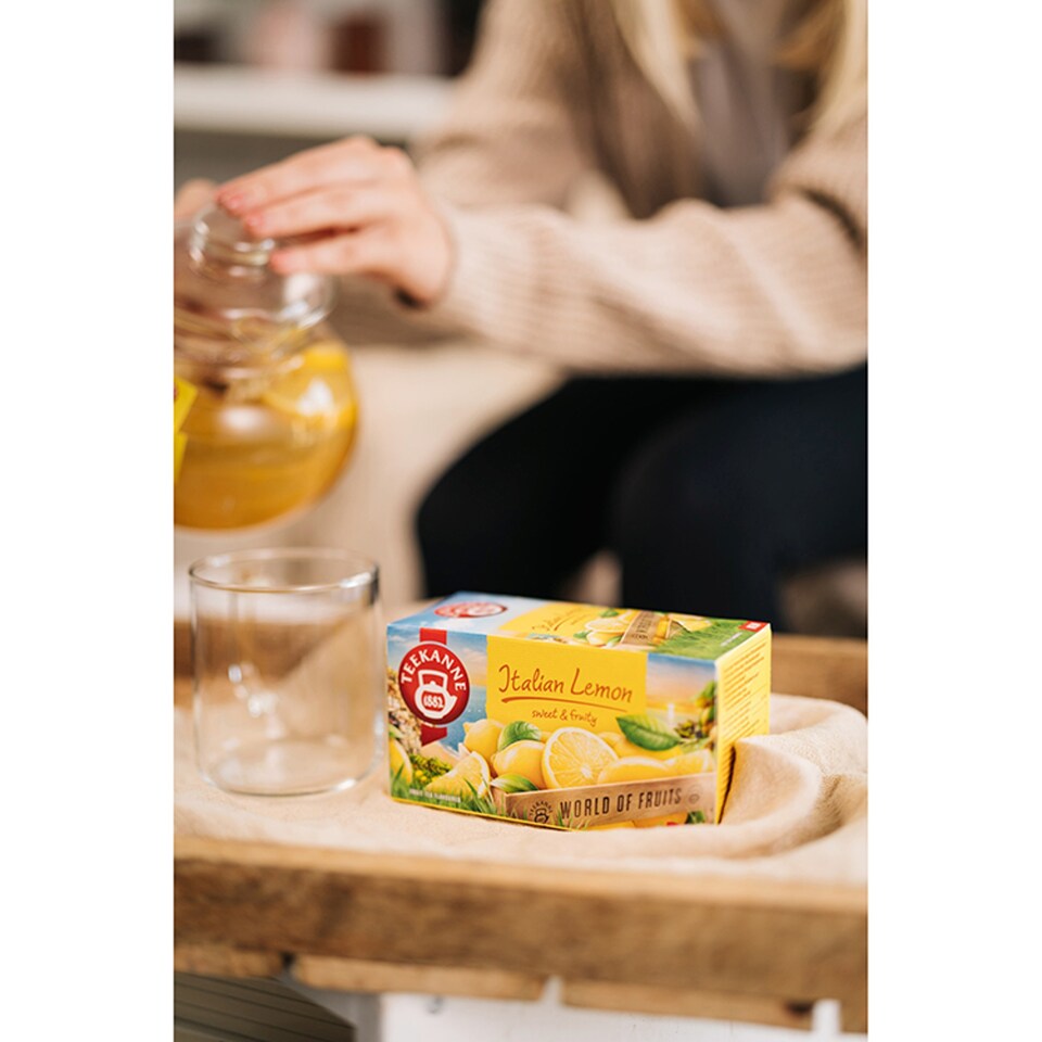 image 1 of Teekanne World of Fruits Italian Lemon ovocno-bylinný čaj 20 x 2g (40g)