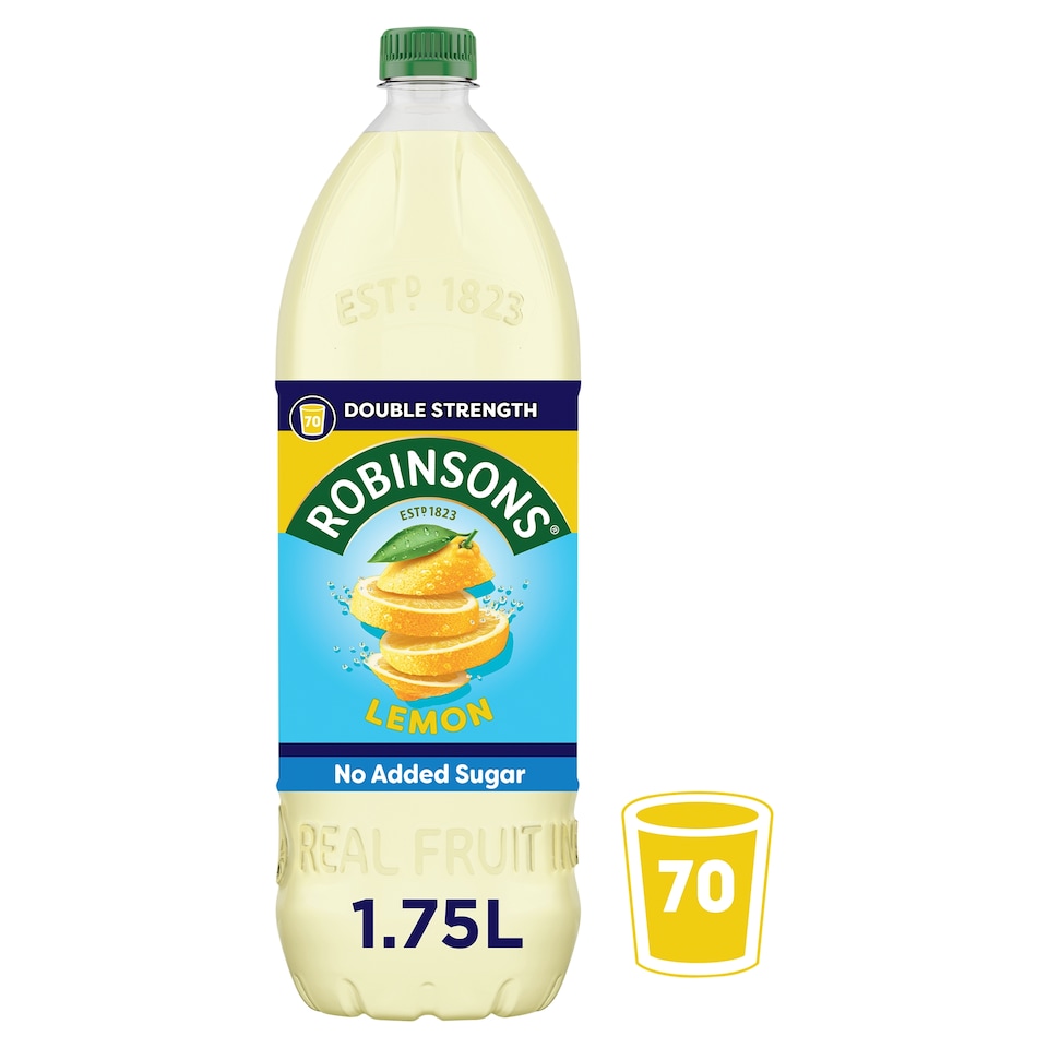 Robinsons Double Strength Lemon Squash 1.75L