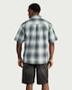 image 3 of RDA Pure Cotton Check Short Sleeve Shirt in Blue