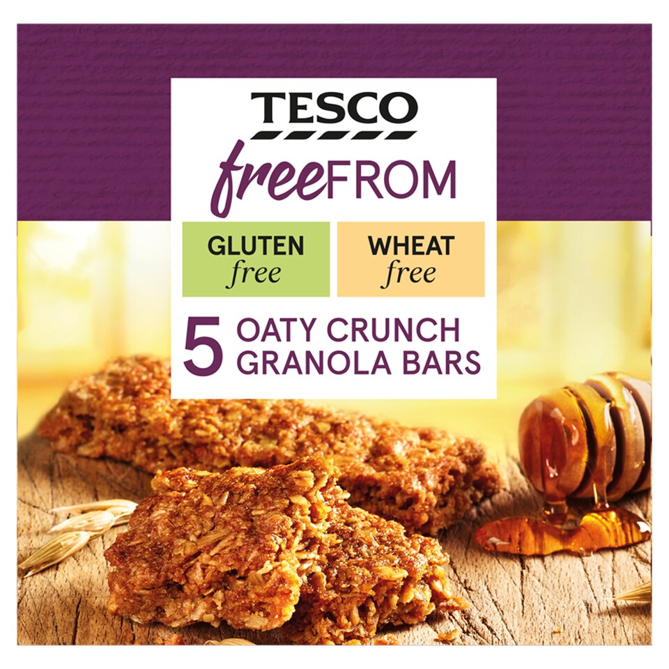 Tesco Free From 5 Oaty Crunch Granola Bar 210G Tesco Groceries