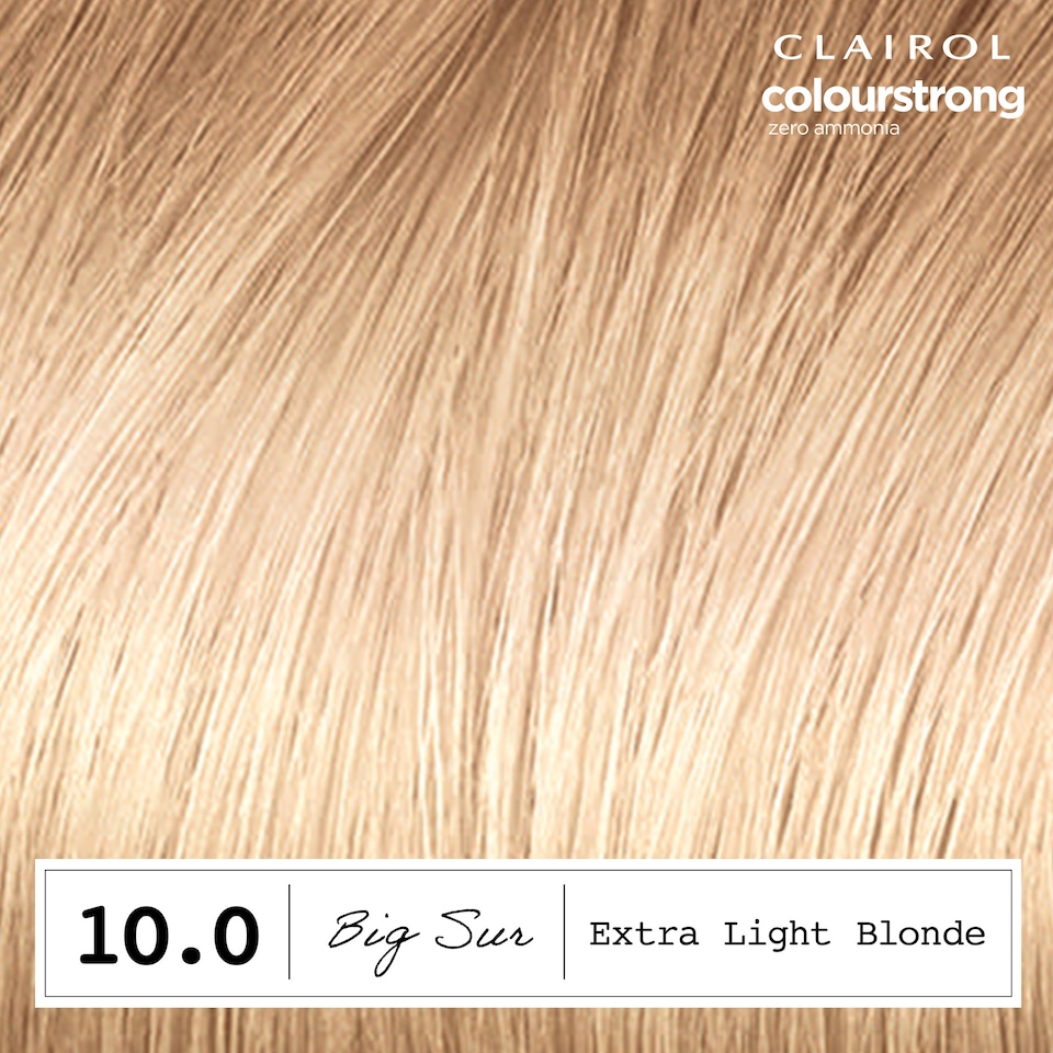 image 1 of CLAIROL COLOUR STRONG PERMANENT HAIR DYE - 10.0 EXTRA LIGHT BLONDE