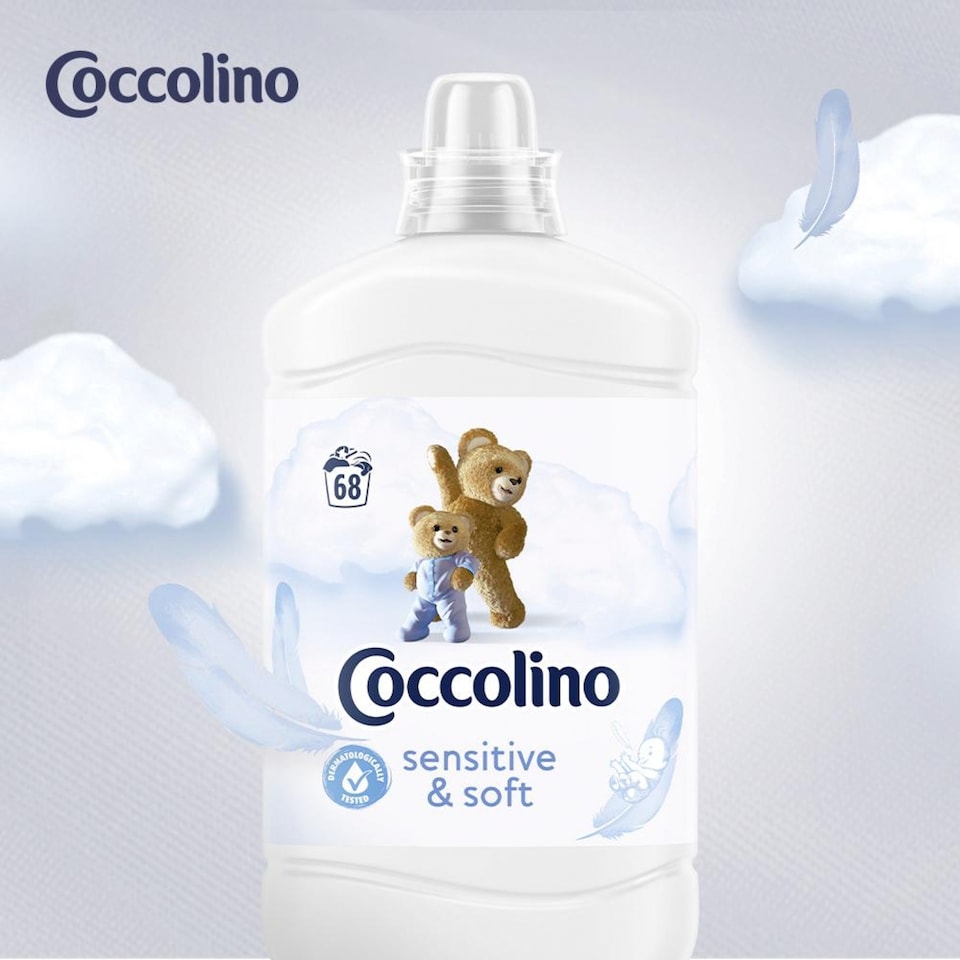 obrázok 1 z Coccolino aviváž White Sensitive 1,7 L 68 praní