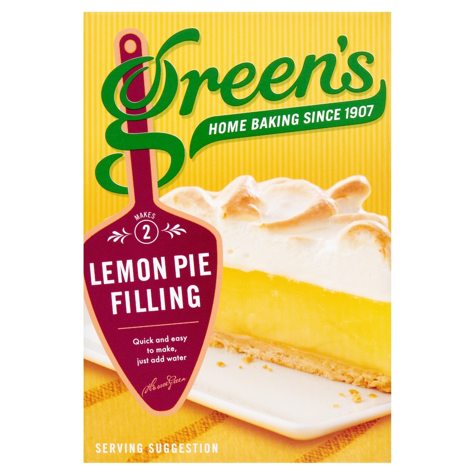 Greens Lemon Pie Filling Mix 2 X 70G