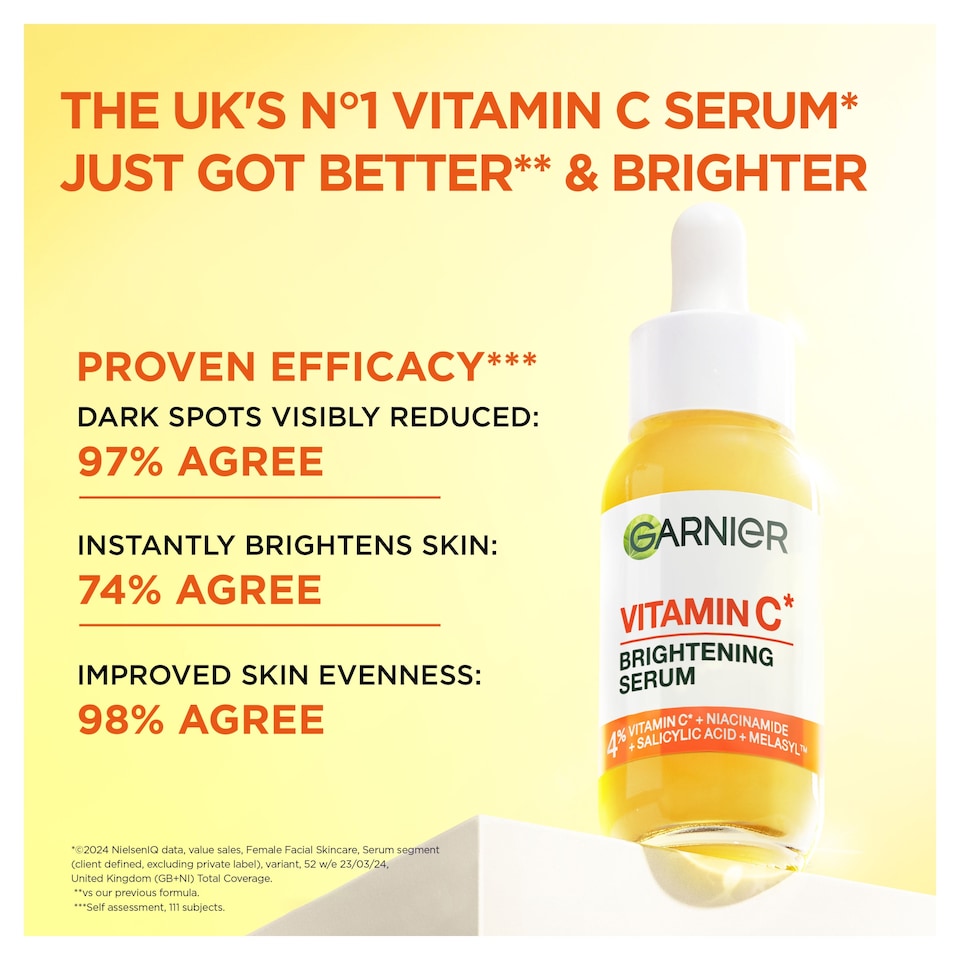 image 1 of Garnier Skin Active Vitamin C Anti-Dark Spot Serum 30Ml