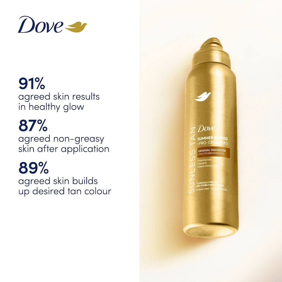 image 1 of Dove Derma Spa Body Mousse Fair To Medium 150Ml