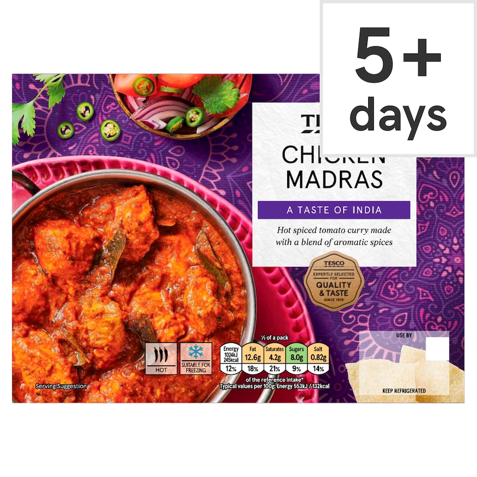 Tesco Chicken Madras 400G